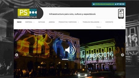 Producciones Salas web